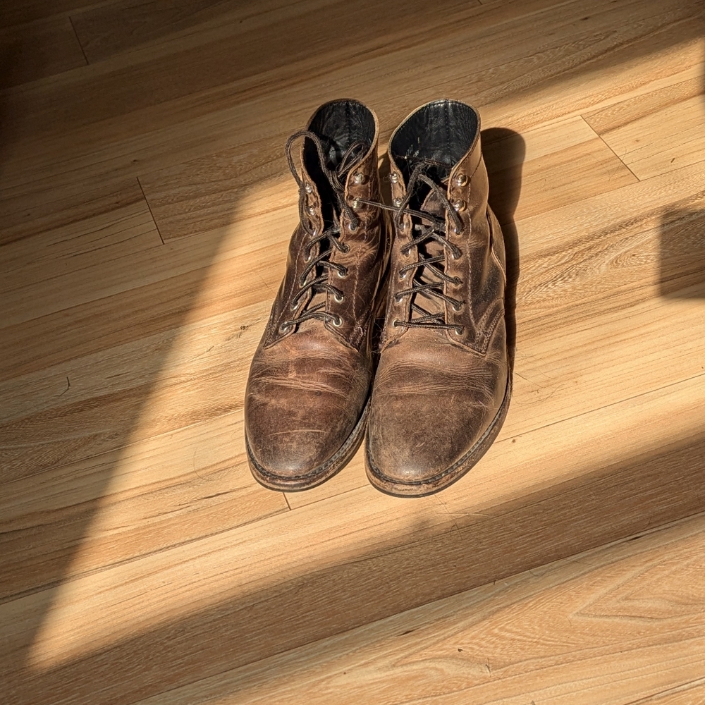 Men's president Boots, standard in tobacco